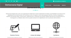 Desktop Screenshot of democraciadigital.es