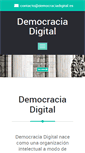 Mobile Screenshot of democraciadigital.es